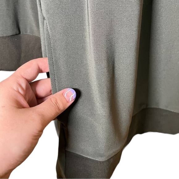 Sympli Olive Green Cowl Neck Jersey Tunic - Picture 3 of 7